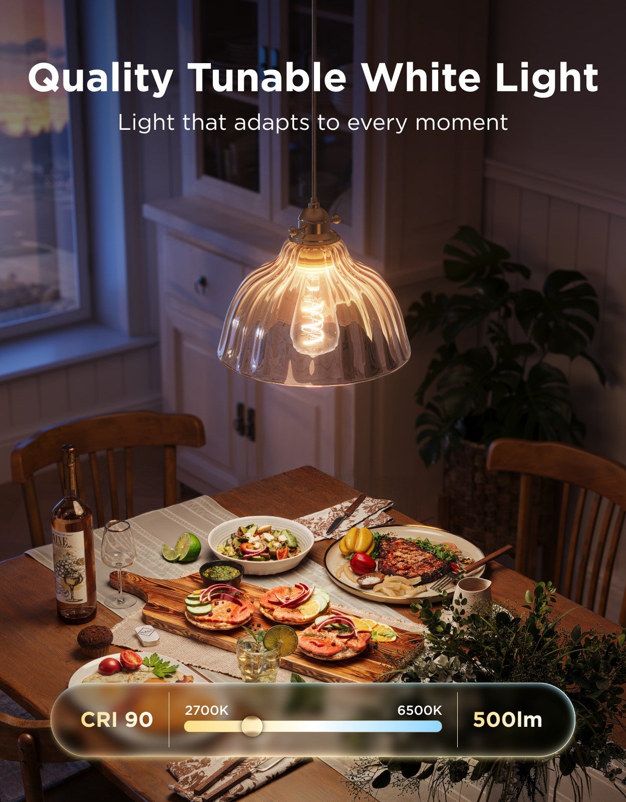 goSmart Asia Govee Smart Light Bulb Lampu Siling WIFI &amp; Bluetooth Mentol Lampu Menukar Warna RGBWW Lampu RGB Boleh Dimalapkan