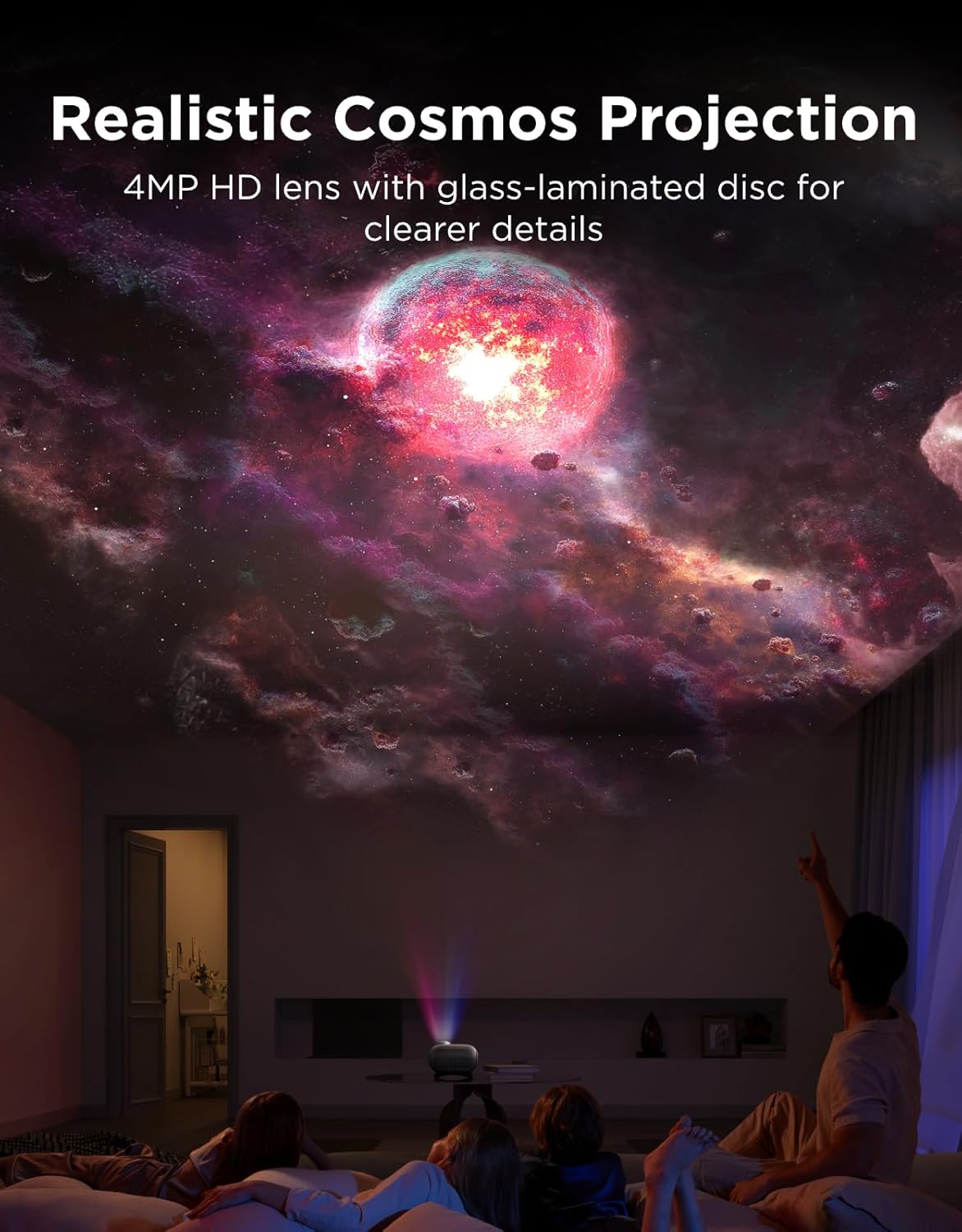 Govee Star Light Projector &  Projector 2 Pro with 3 Aurora Flowing Effects, Star Projector Works with Matter Night Ligh