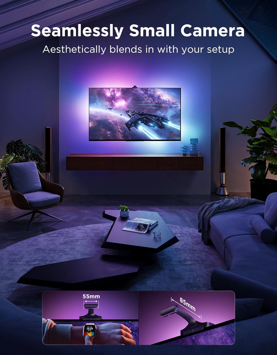 goSmart Asia Govee Envisual Three-camera 3 Pro  TV Backlight 3 Lite 55-65" / 75-85 " Wifi TV LED Backlights With Camera