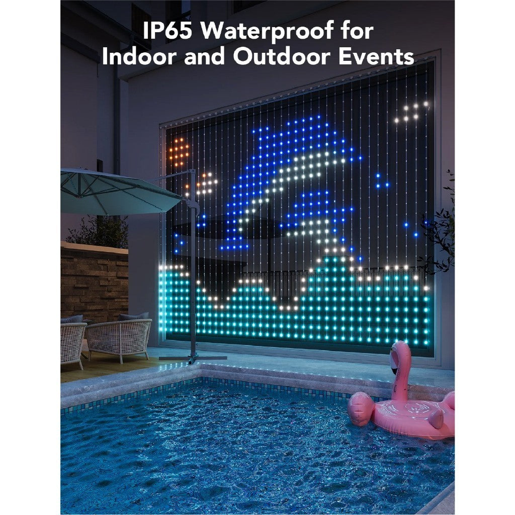 goSmart Asia Govee Curtain Lights for Bedroom Wall IP65 Waterproof RGB Light LED Light Lampu Dinding