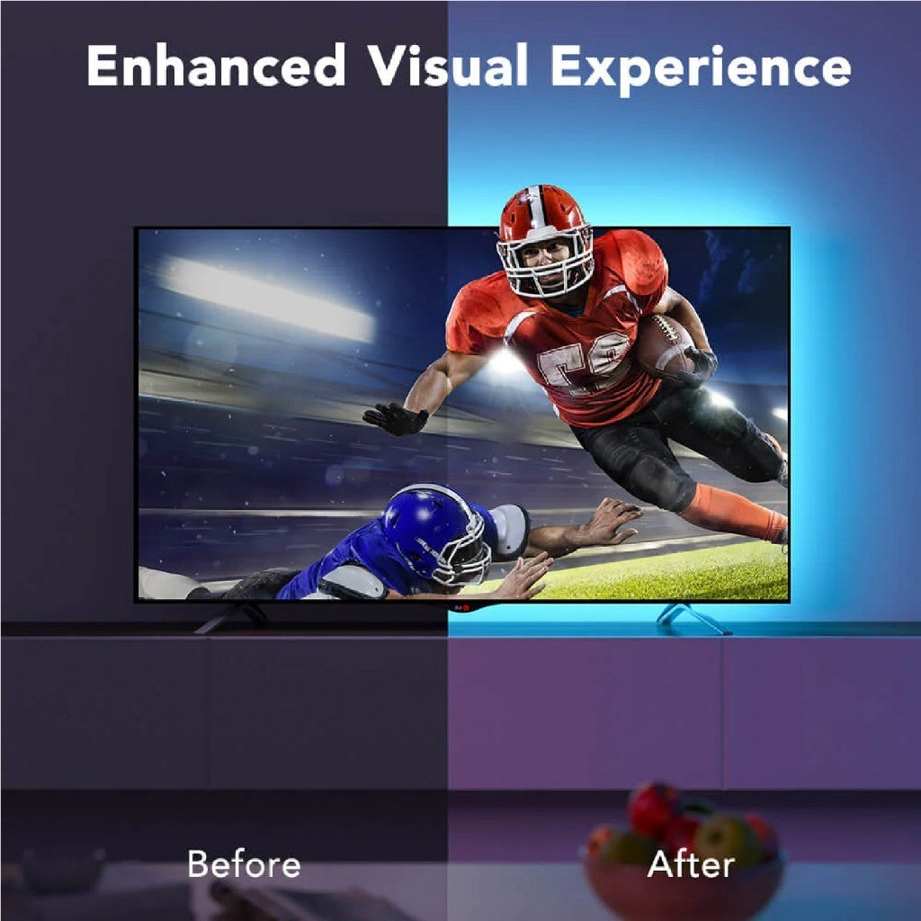 goSmart Asia Govee RGB Bluetooth LED TV Backlights for 46-60 inch TV LED Light Lampu Hiasan Lampu LED