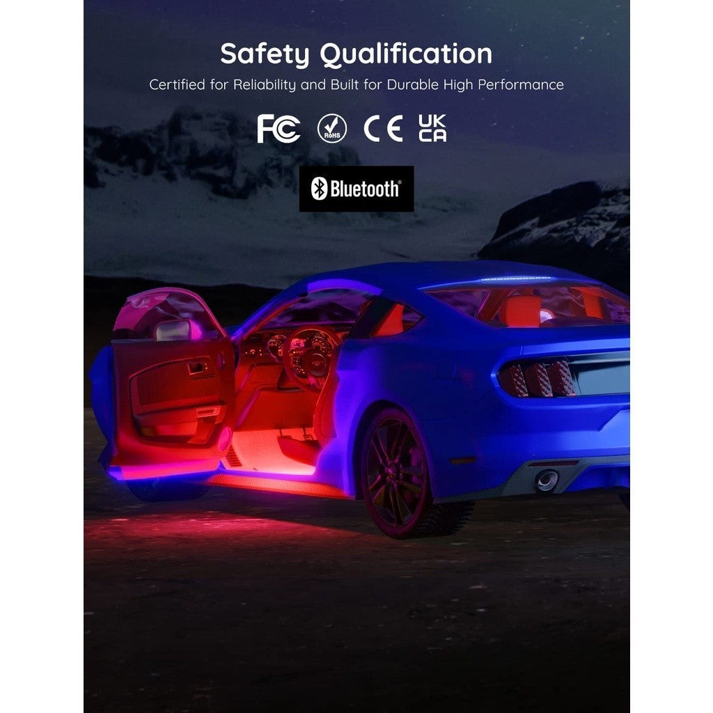 goSmart Asia Govee RGBIC Interior Car Light Car Atmosphere Light Led Light Car Interior Light Lampu Dalam Kereta