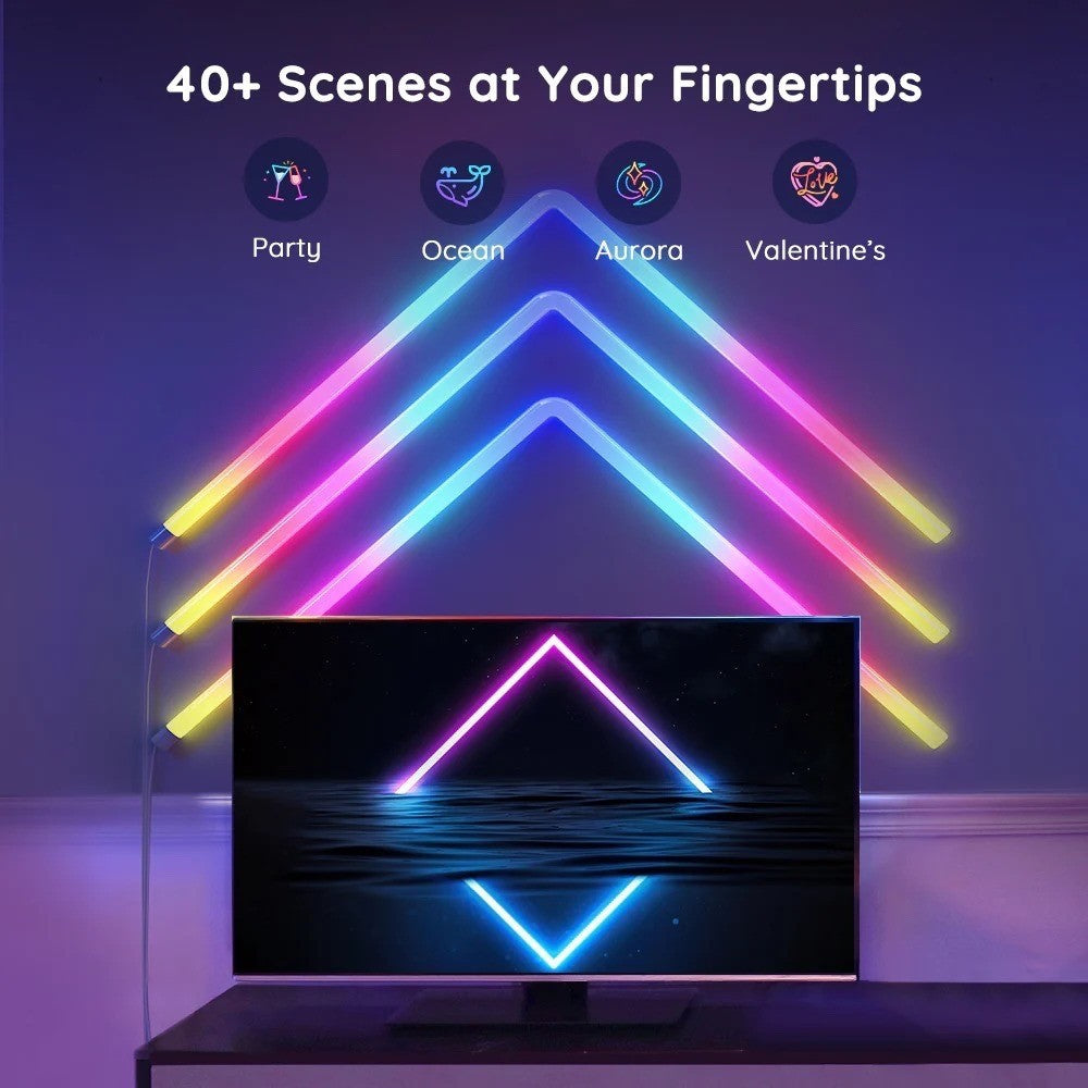 goSmart Asia Govee Glide Smart Wall Light (8+4) (6+1) Gaming Light Neon Light Smart Light Lampu Dinding