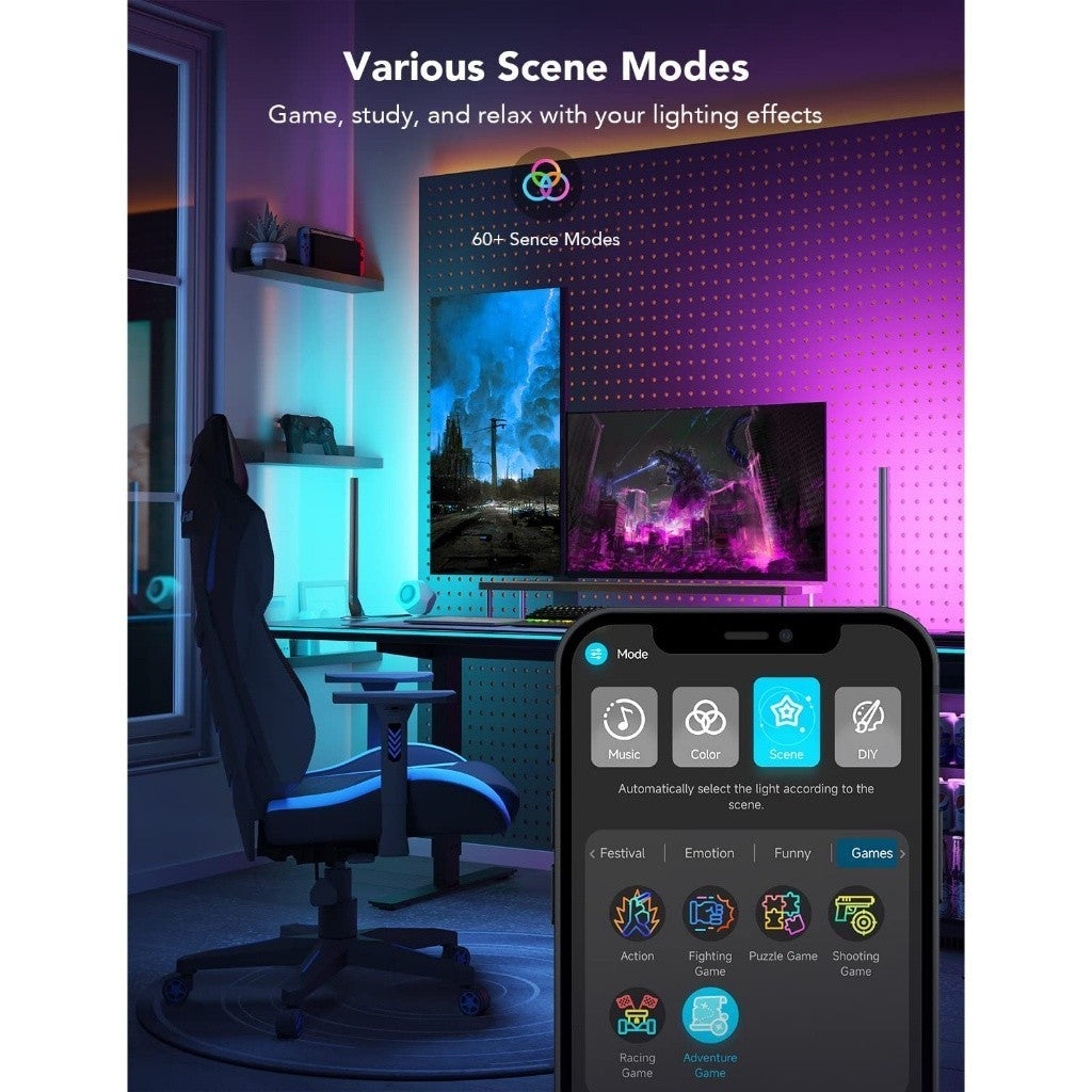 goSmart Asia Govee Smart Gaming Light Bars Pro Gaming Light Smart Light RGB Light LED Light Lampu Hiasan Lampu LED
