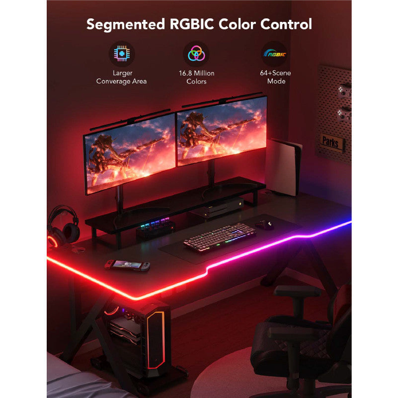 goSmart Asia Govee 3M Neon Strip Light 【EU PLUG】  for Desk with Music Sync DIY Lighting Mode LED Light Strip RGB Light Gaming Light