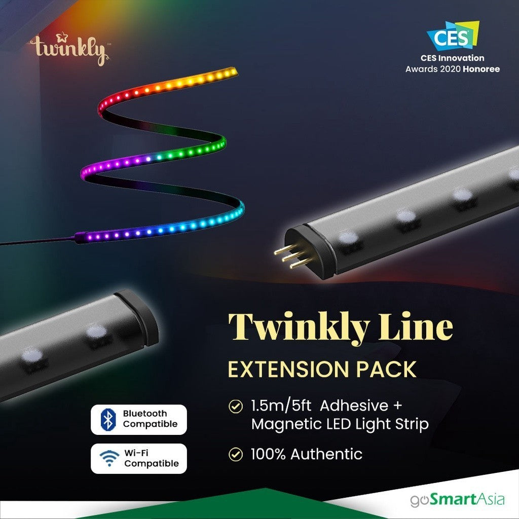 goSmart Asia Accessories Twinkly Line - Extension Pack 90LED RGB 1.5M Lightstrip LED Light Decoration Light Lampu Hiasan