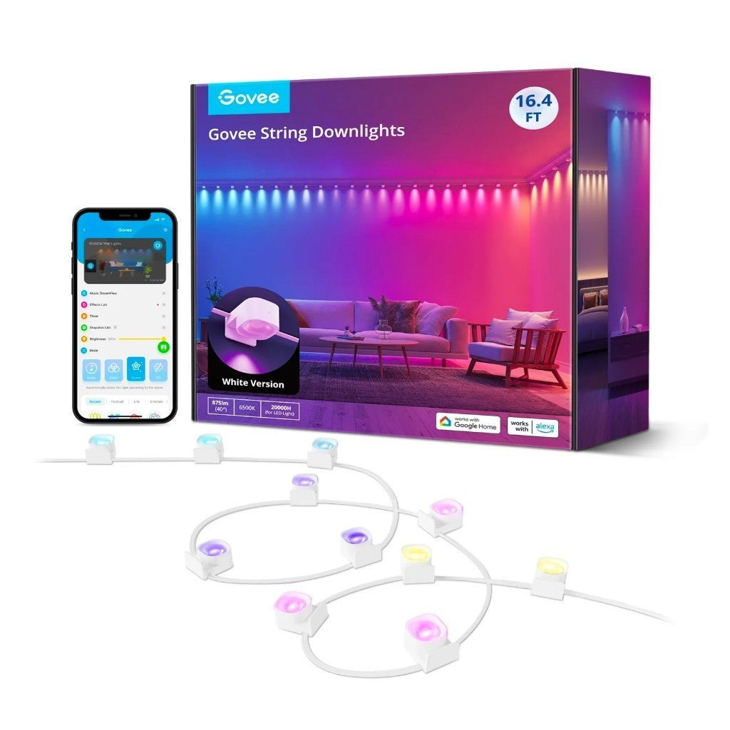 goSmart Asia Govee RGBIC String Downlights/Wall Lining Indoor Wall Light RGB Light LED Light Lampu Hiasan Lampu LED
