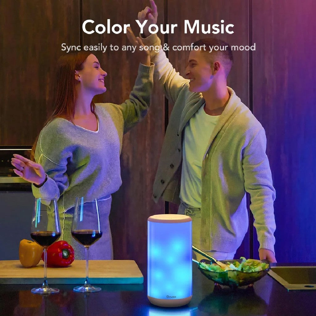 goSmart Asia Govee Aura Smart Table Light RGBIC Lamp Table Lamp Bedside Lamp Smart Light Table Light Lampu Meja