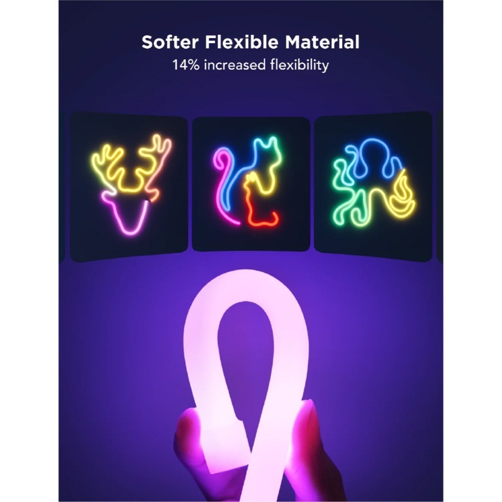 goSmart Asia Govee Neon Rope Light 2 3M/5M w/ Music Sync Matter DIY Lighting Mode LED Light Strip RGB Light Gaming Light