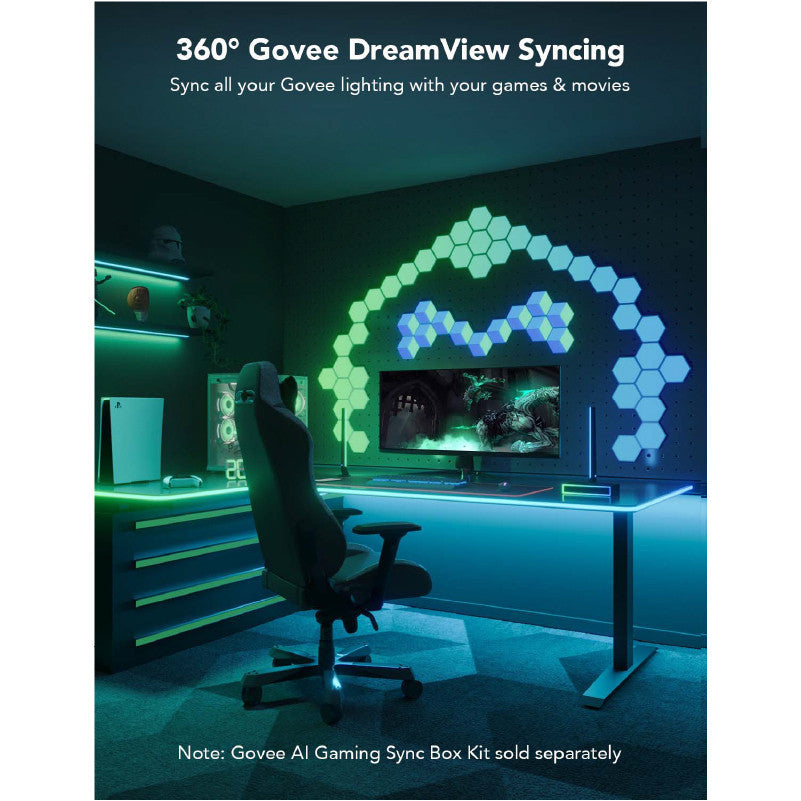 goSmart Asia Govee 3M Neon Strip Light 【EU PLUG】  for Desk with Music Sync DIY Lighting Mode LED Light Strip RGB Light Gaming Light