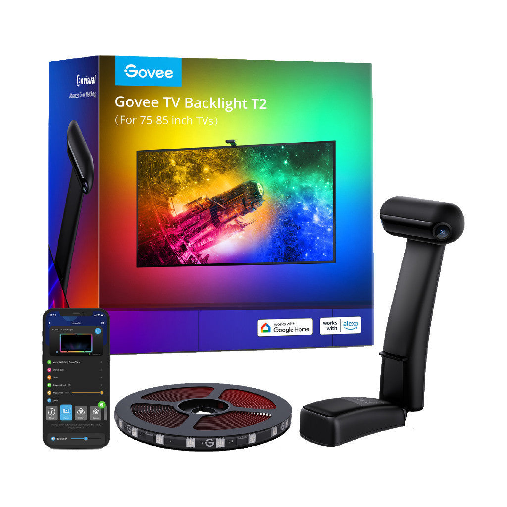 goSmart Asia Govee Envisual TV Backlight T2 with Dual Cameras (Immersion) Backlights (55-65)/(75-85)inch Wifi
