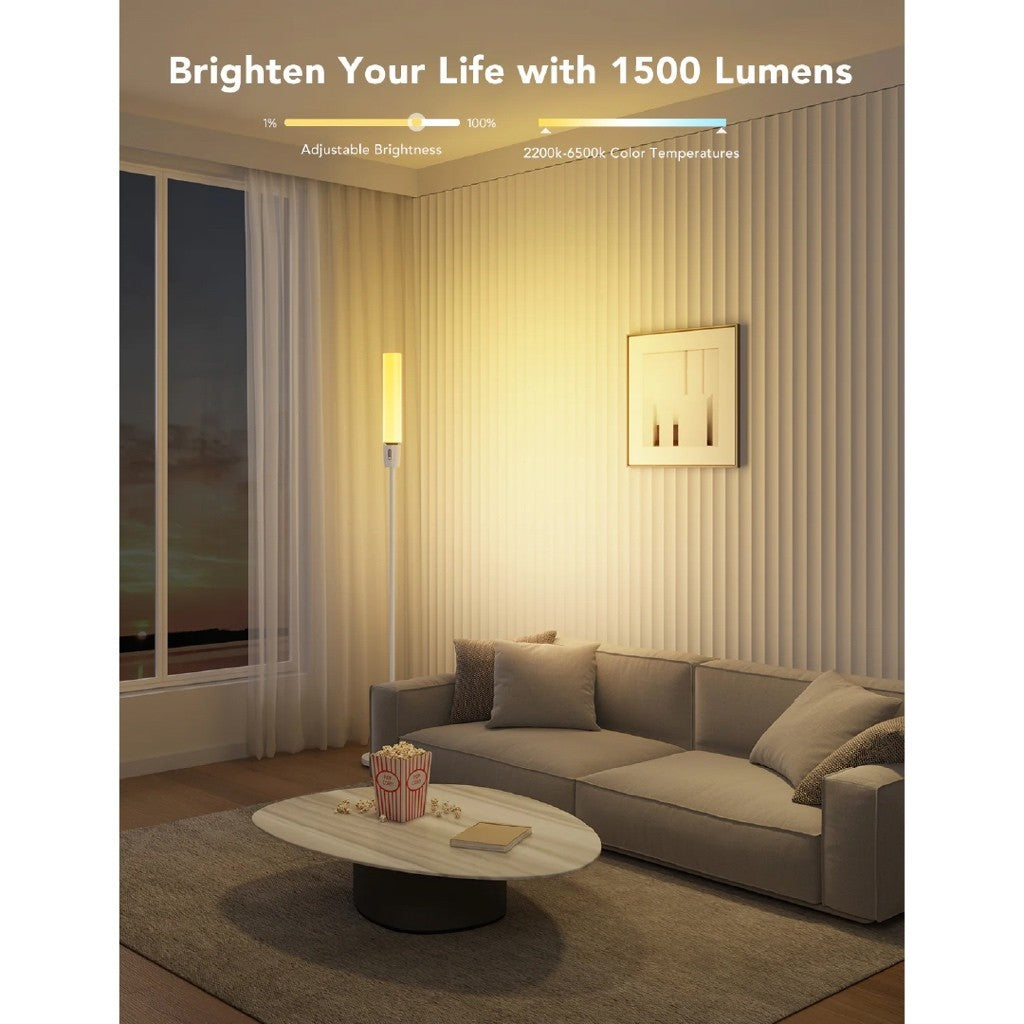goSmart Asia Govee Lyra/Cylinder/Uplighter/Tree Lamp Floor Lamp Floor Lamp 2 Floor Lamp Pro Black 2 RGBIC Technology Stand Lamp Gaming Light Lampu Lantai