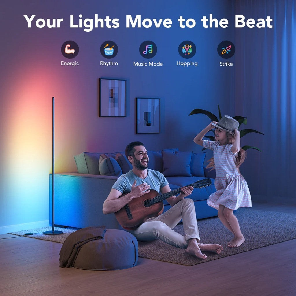 goSmart Asia Govee Lyra/Cylinder/Uplighter/Tree Lamp Floor Lamp Floor Lamp 2 Floor Lamp Pro Black 2 RGBIC Technology Stand Lamp Gaming Light Lampu Lantai