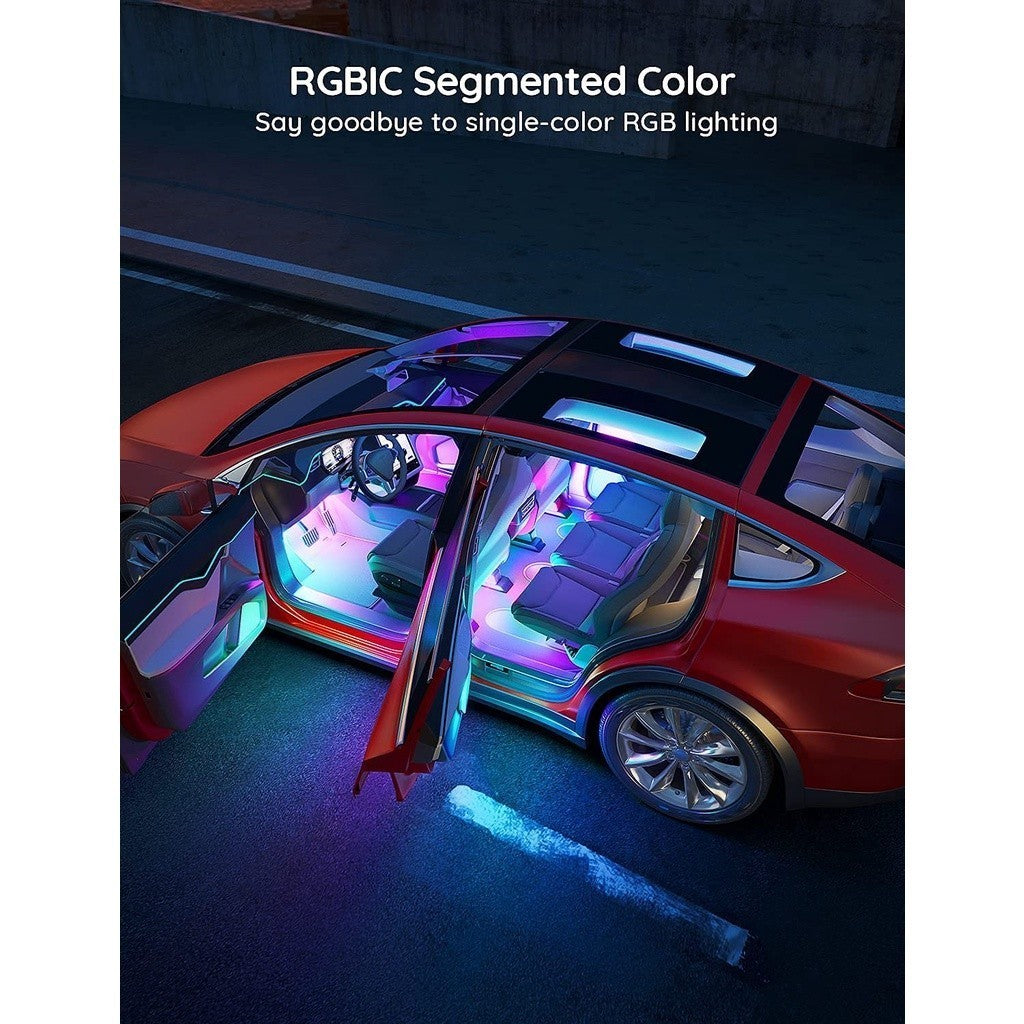 goSmart Asia Govee RGBIC Interior Car Light Car Atmosphere Light Led Light Car Interior Light Lampu Dalam Kereta