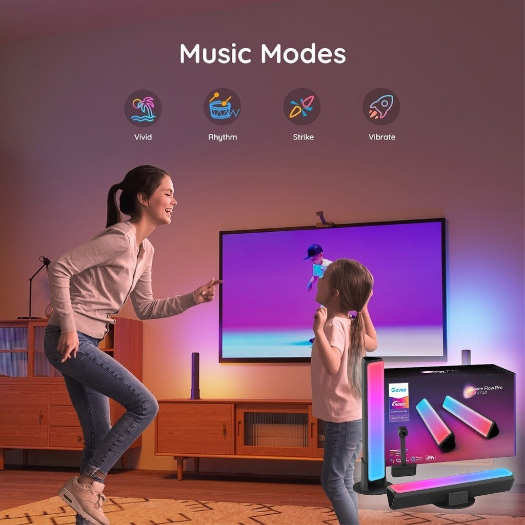 goSmart Asia Govee Flow Pro Bundle Advance - Govee Dreamview Flow Pro P1 Light Bars & Govee Glide Wall Light (6+1)
