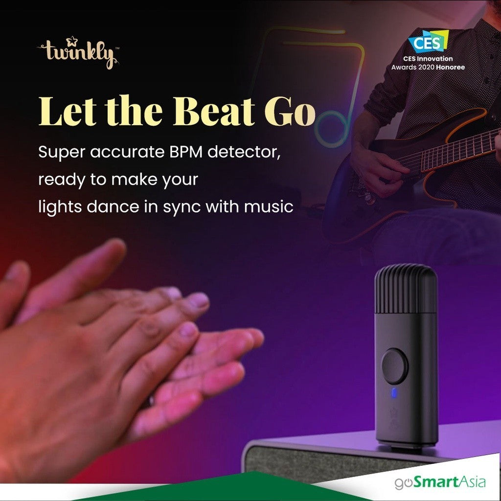 Aksesori goSmart Asia Dongle Muzik Twinkly Penerima Pengesan Irama USB Penyesuai Audio Penerima Muzik Dongle USB