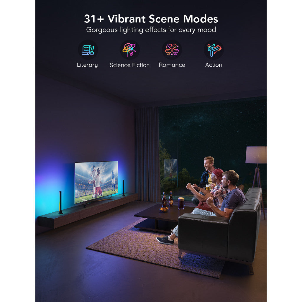 goSmart Asia Govee TV and Monitor Light Bars (45-70') RGBIC Wifi RGB Light LED Light Lampu Light Bar Lampu Hiasan