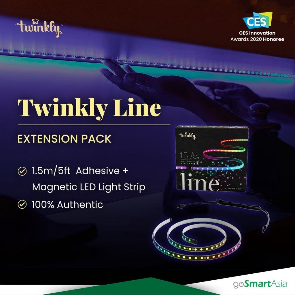 goSmart Asia Accessories Twinkly Line - Extension Pack 90LED RGB 1.5M Lightstrip LED Light Decoration Light Lampu Hiasan