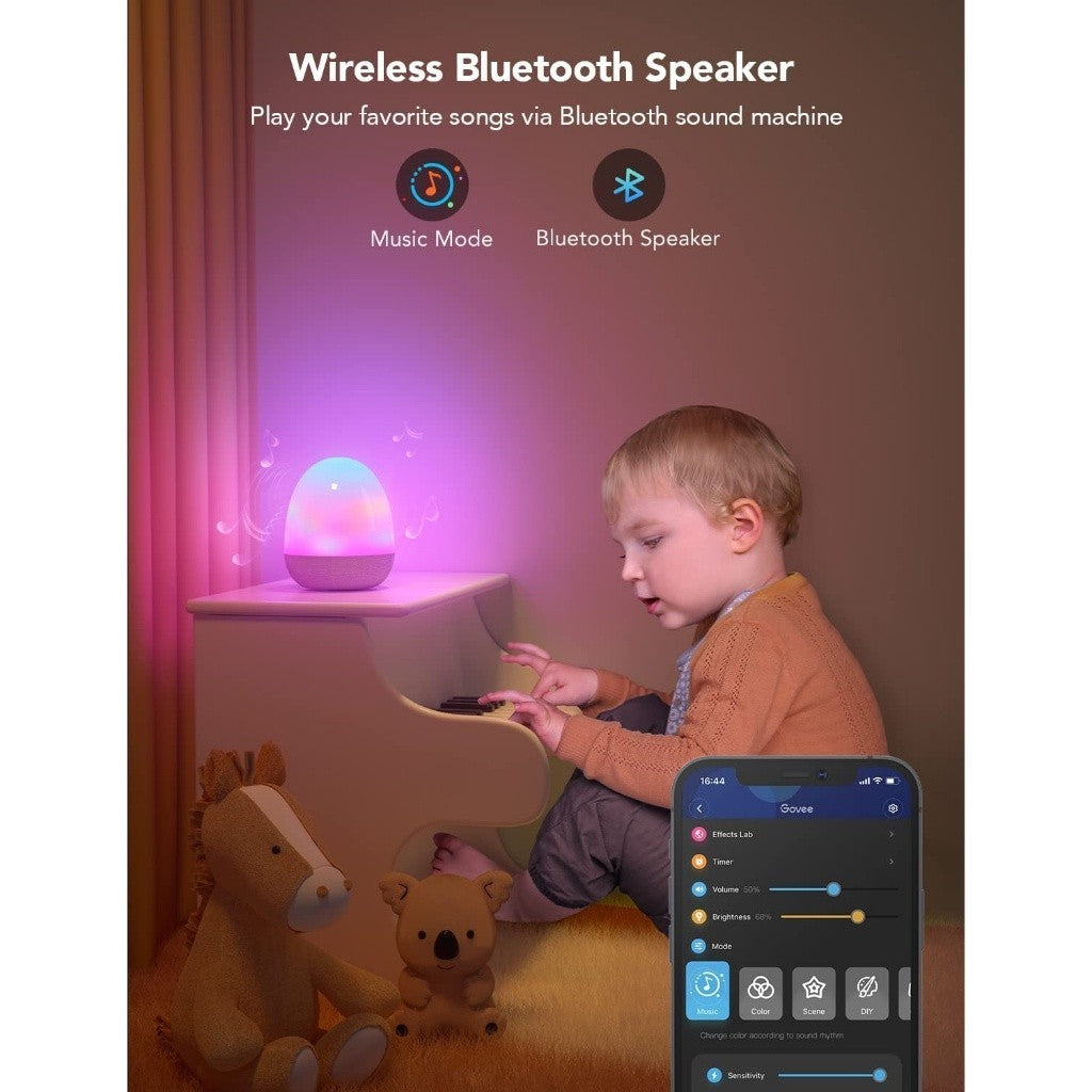 goSmart Asia Govee RGBIC Night Light Table Lamp Bedside Lamp Smart Light Table Light Table Lamp Speaker