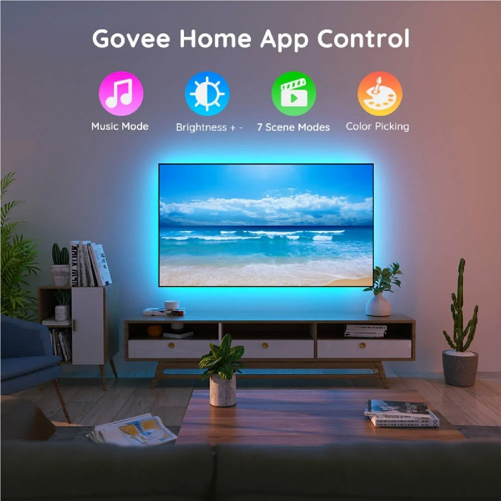 goSmart Asia Govee RGB Bluetooth LED TV Backlights for 46-60 inch TV LED Light Lampu Hiasan Lampu LED