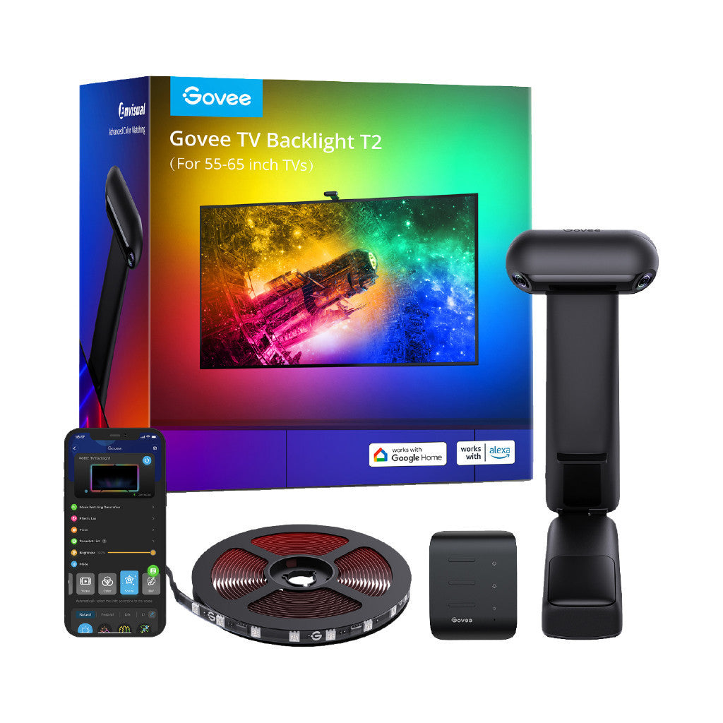 goSmart Asia Govee Envisual TV Backlight T2 with Dual Cameras (Immersion) Backlights (55-65)/(75-85)inch Wifi