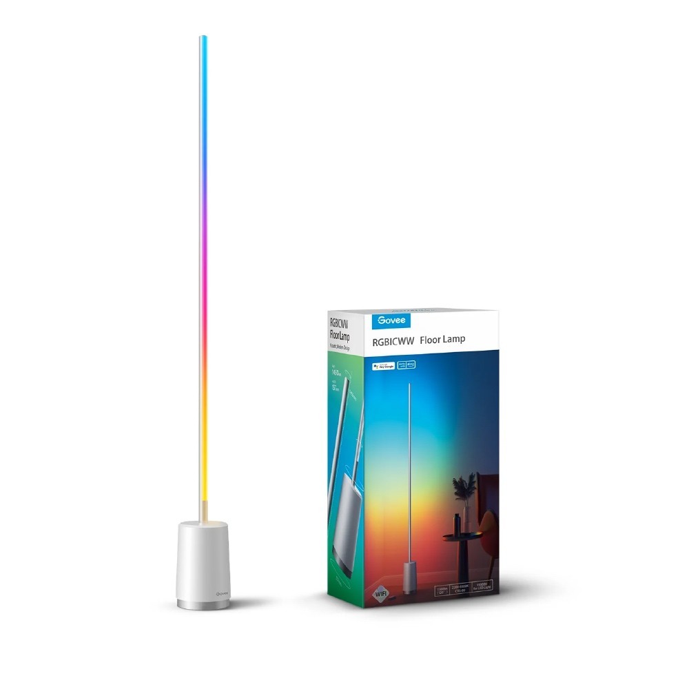 goSmart Asia Govee Lyra/Cylinder/Uplighter/Tree Lamp Floor Lamp Floor Lamp 2 Floor Lamp Pro Black 2 RGBIC Technology Stand Lamp Gaming Light Lampu Lantai
