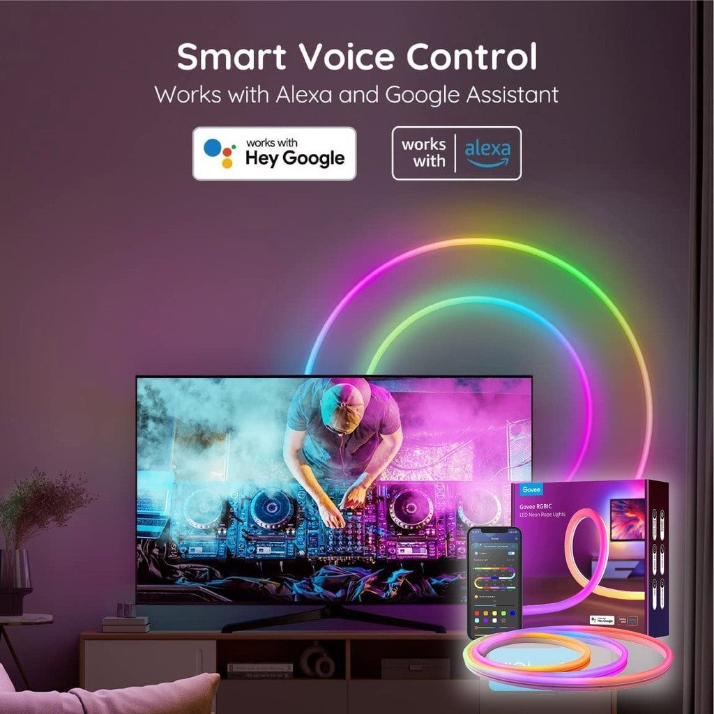 goSmart Asia Govee Flow Pro Bundle Essential - Bar Lampu P1 Govee Dreamview Flow Pro &amp; Jalur LED Neon 3Meter