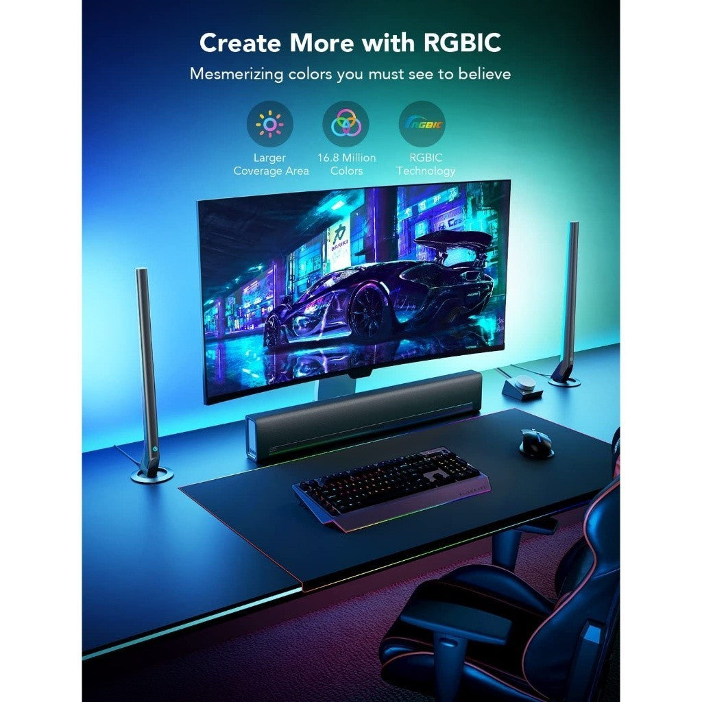 goSmart Asia Govee Smart Gaming Light Bars Pro Gaming Light Smart Light RGB Light LED Light Lampu Hiasan Lampu LED