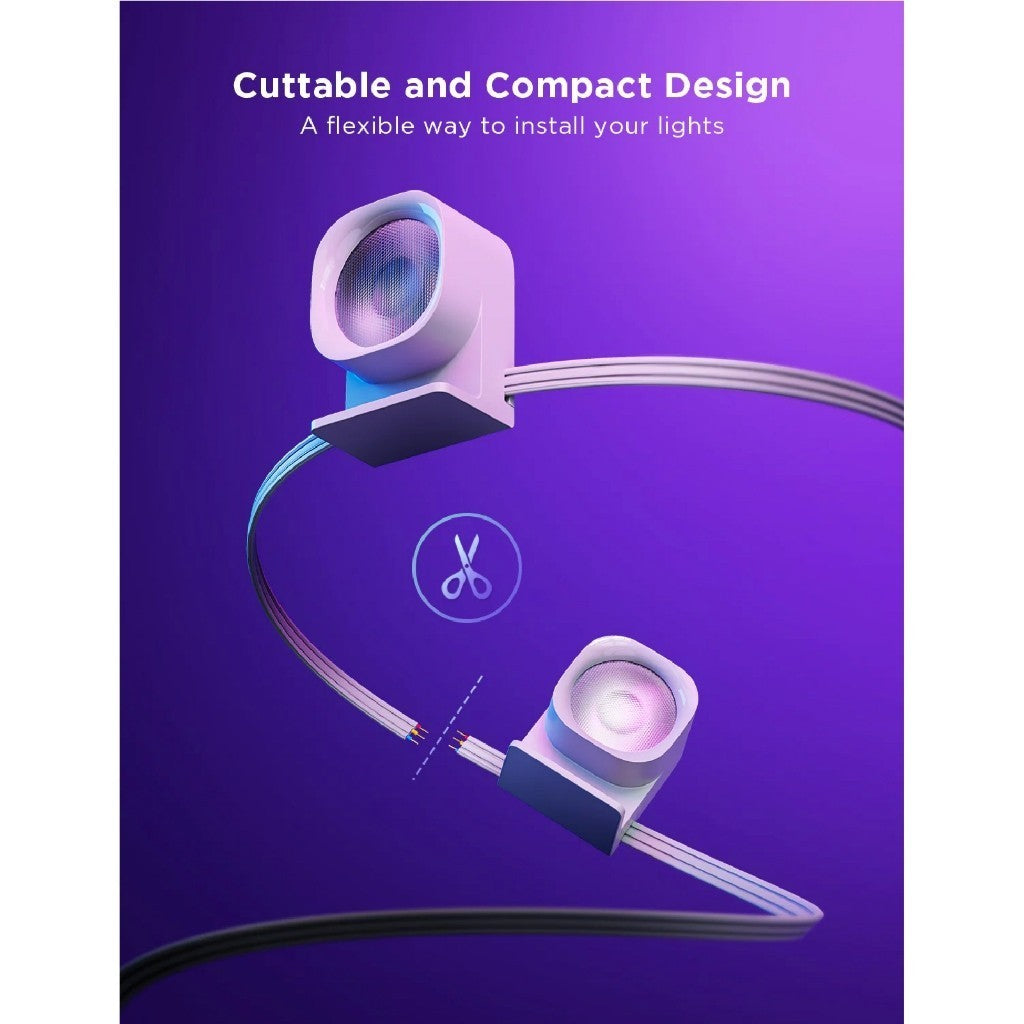 goSmart Asia Govee RGBIC String Downlights/Wall Lining Indoor Wall Light RGB Light LED Light Lampu Hiasan Lampu LED