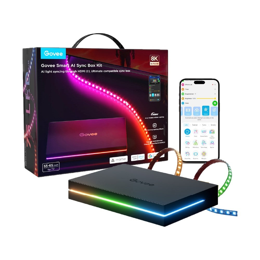 goSmart Asia Govee Envisual TV Backlight T2 with Dual Cameras (Immersion) Backlights (55-65)/(75-85)inch Wifi