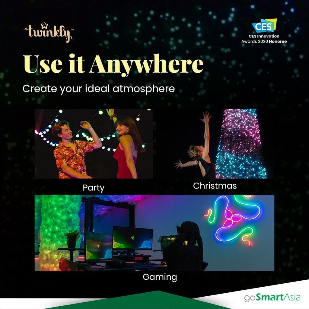 Aksesori goSmart Asia Dongle Muzik Twinkly Penerima Pengesan Irama USB Penyesuai Audio Penerima Muzik Dongle USB