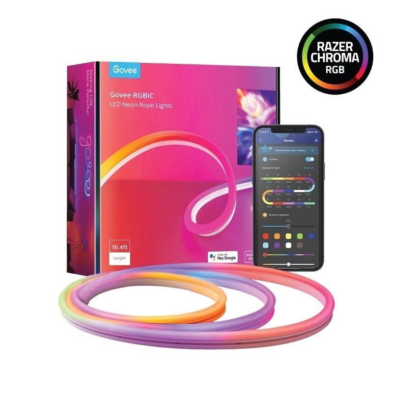 goSmart Asia Govee 3m/5m Neon Strip Light with Music Sync DIY Lighting Mode LED Light Strip RGB Light Gaming Light