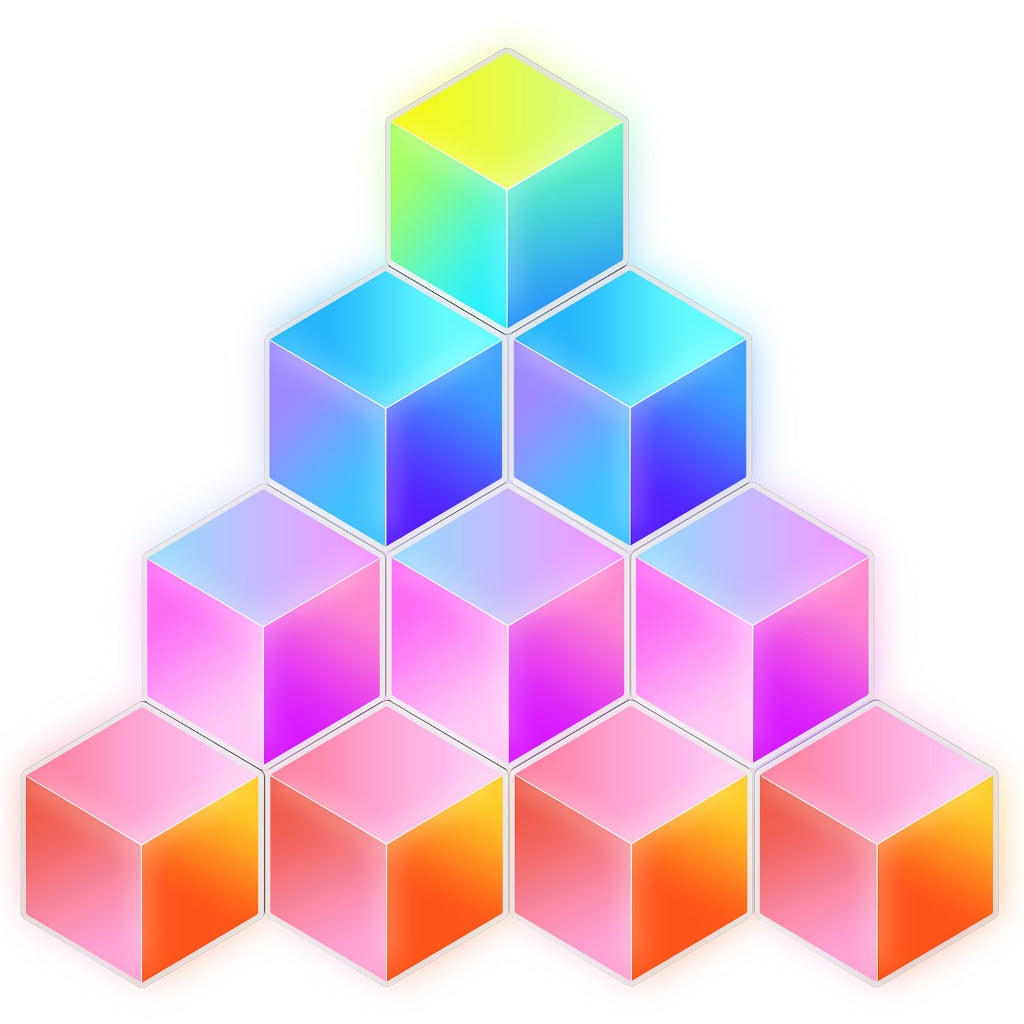 goSmart Asia Govee Hexa/Hexa Pro 7 Pcs Smart LED Hexagon Wall Lights Wifi Gaming Light Lampu Dinding
