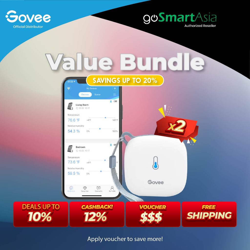 goSmart Asia Govee Hygrometer Medical Thermometer Meter Suhu Termometer Digital Termometer Bayi