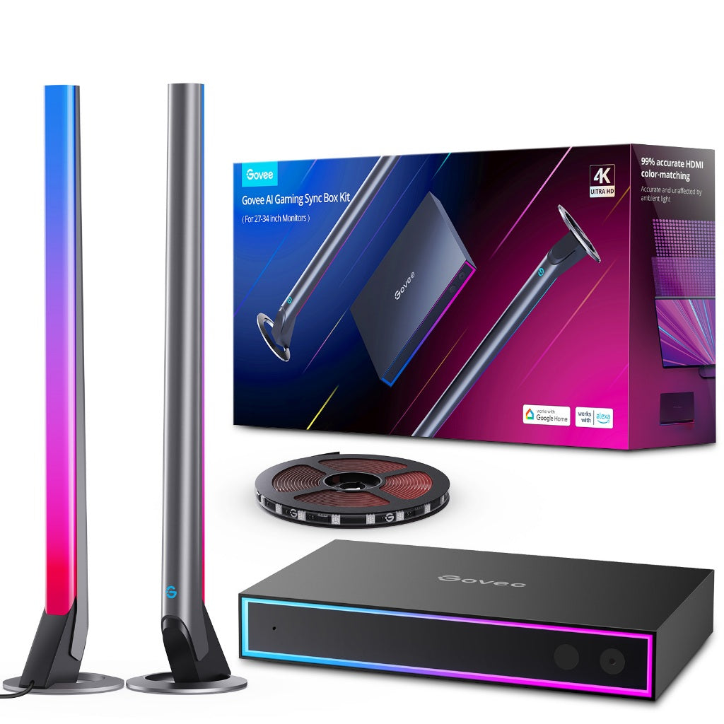 goSmart Asia Govee Dreamview G1/G1 Pro/AI Box (24-32") Gaming Light W/Camera RGB Light Lampu Monitor