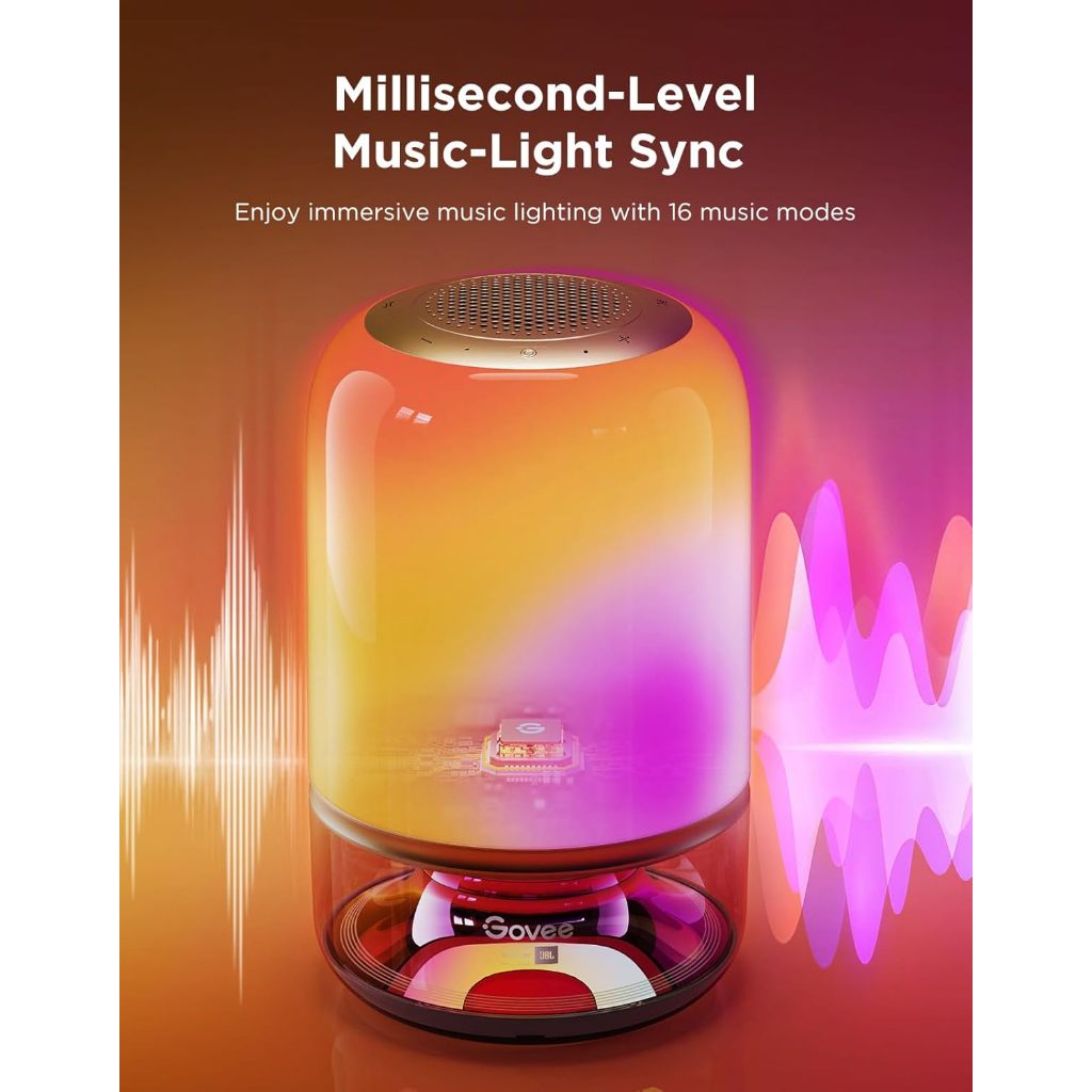 goSmart Asia Govee Aura Smart Table Light RGBIC Lamp Table Lamp Bedside Lamp Smart Light Table Light Lampu Meja