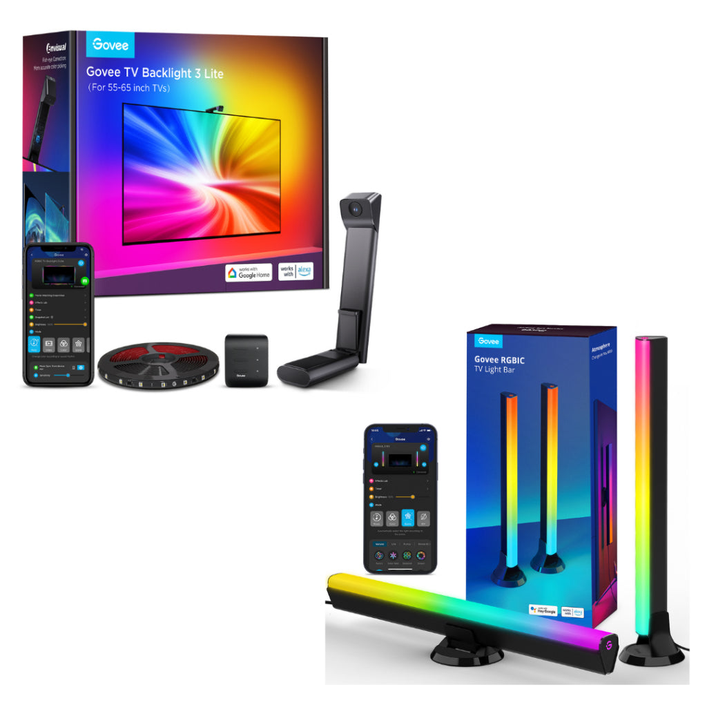 goSmart Asia Govee Envisual Three-camera 3 Pro  TV Backlight 3 Lite 55-65" / 75-85 " Wifi TV LED Backlights With Camera