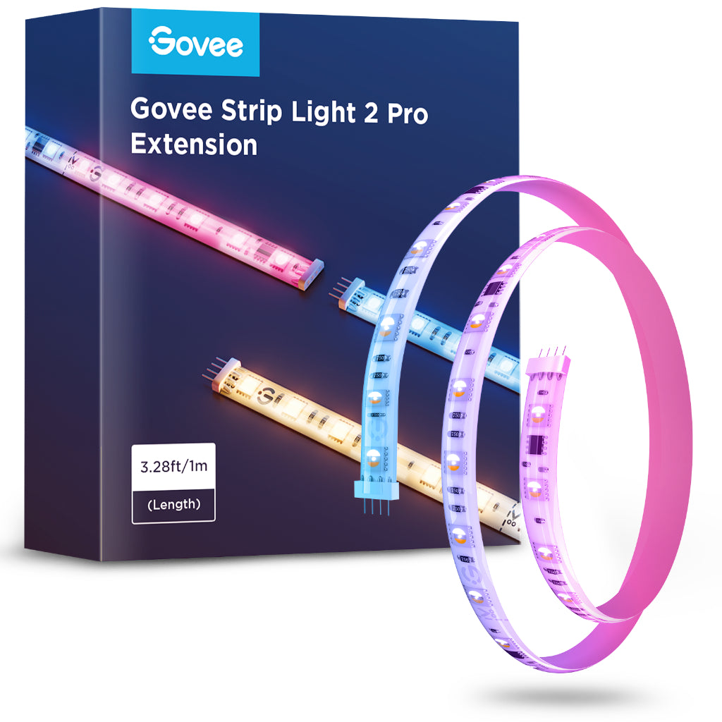 goSmart Asia Govee M1 5M/2M Lampu Jalur LED RGBICW Penting Serasi Apple HomeKit Lampu Jalur LED Boleh Dilanjutkan Lampu LED