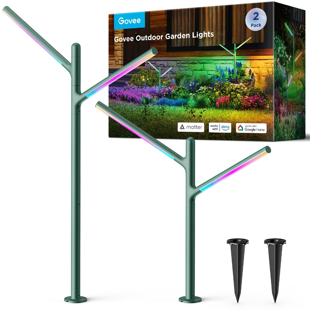 goSmart Asia Govee Lampu Luar Kekal IP67 Lampu LED RGB Kalis Air Lampu Hiasan Lampu LED