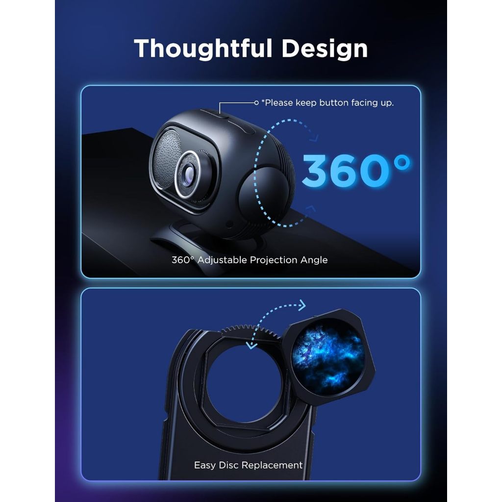 Govee Star Light Projector &  Projector 2 Pro with 3 Aurora Flowing Effects, Star Projector Works with Matter Night Ligh